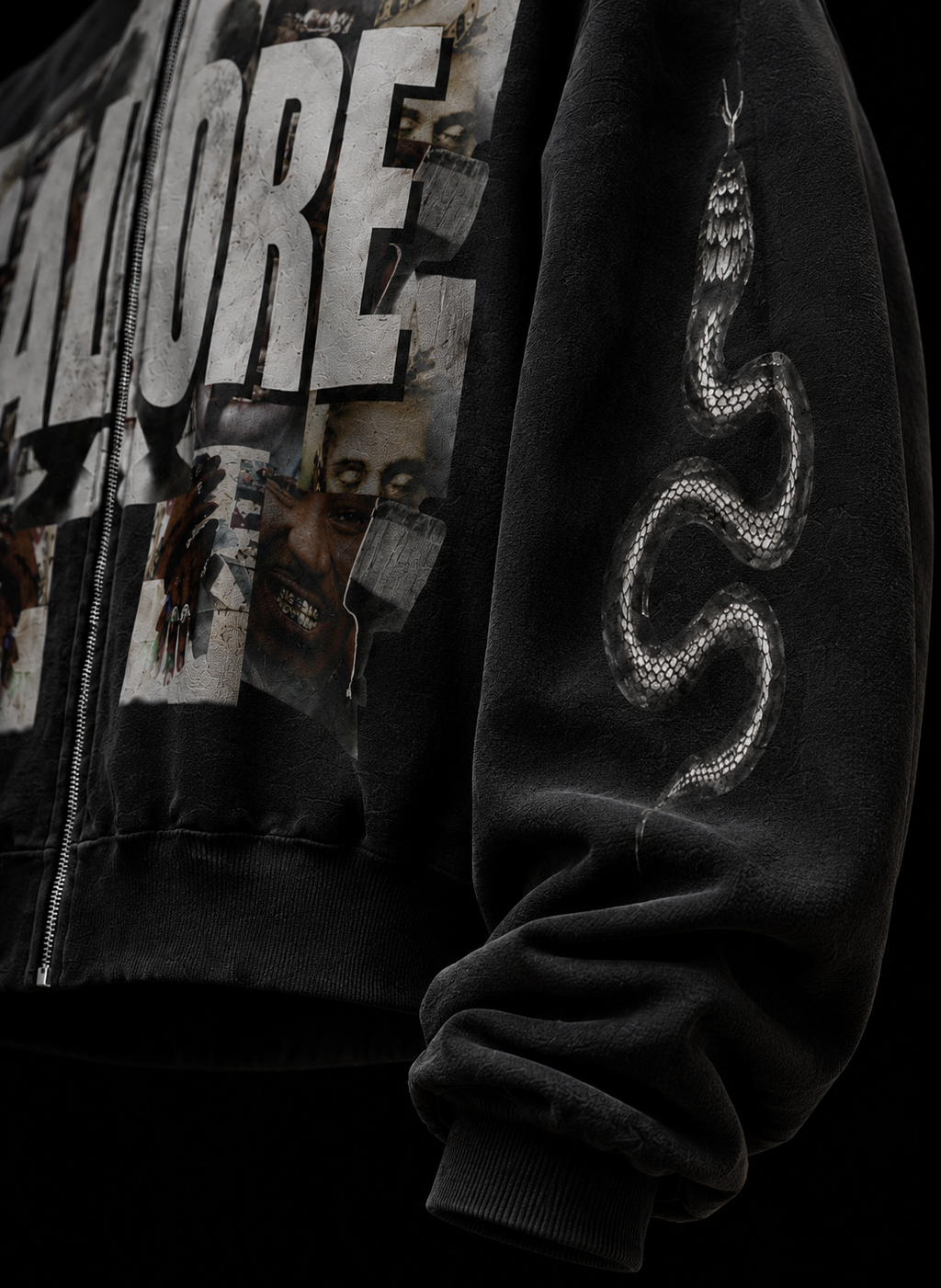 GALORE “𝙄 𝘼𝙈 𝘼𝘽𝙐𝙉𝘿𝘼𝙉𝘾𝙀” Black Hoodie