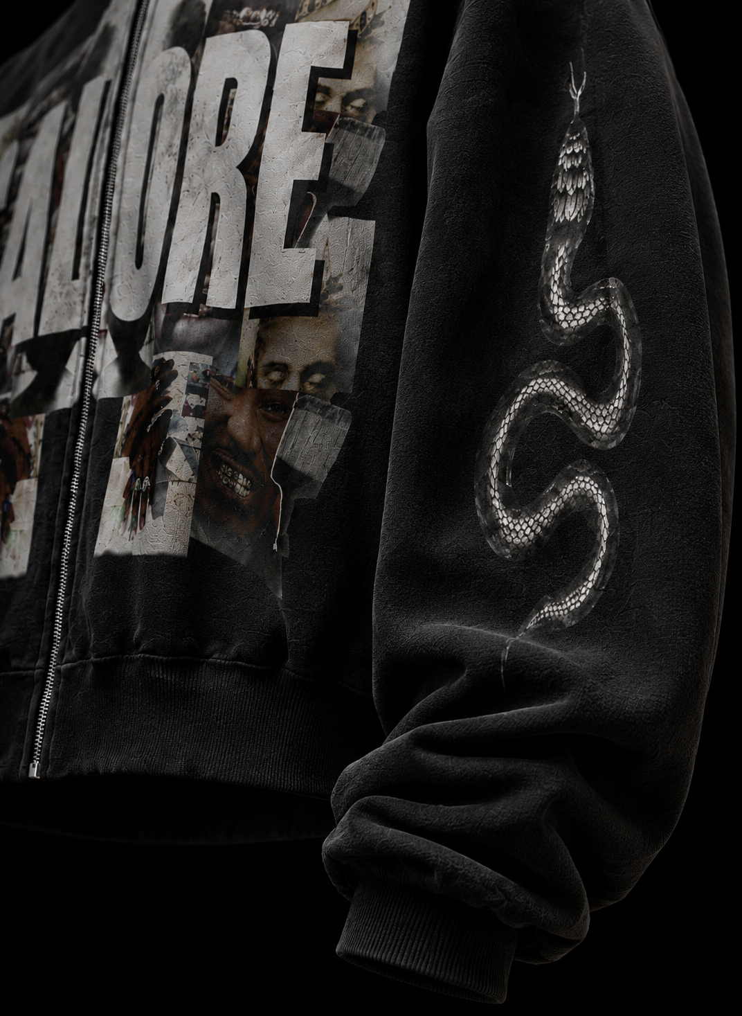 GALORE “𝙄 𝘼𝙈 𝘼𝘽𝙐𝙉𝘿𝘼𝙉𝘾𝙀” Black Hoodie