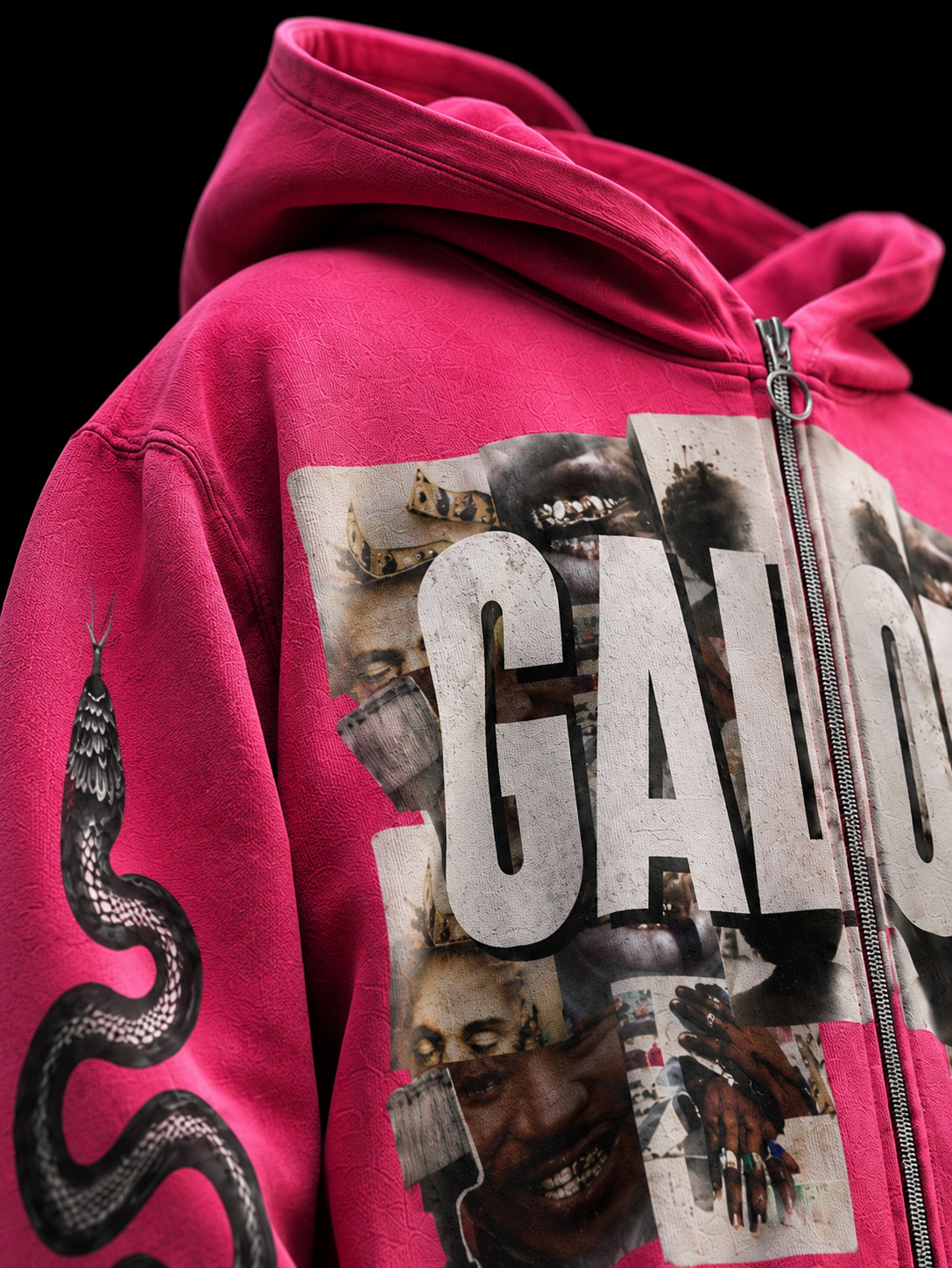 GALORE “𝙄 𝘼𝙈 𝘼𝘽𝙐𝙉𝘿𝘼𝙉𝘾𝙀” Pink Hoodie