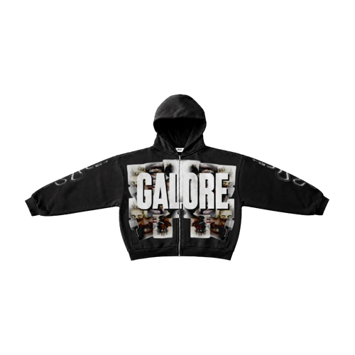 GALORE “𝙄 𝘼𝙈 𝘼𝘽𝙐𝙉𝘿𝘼𝙉𝘾𝙀” Black Hoodie