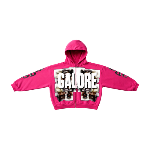 GALORE “𝙄 𝘼𝙈 𝘼𝘽𝙐𝙉𝘿𝘼𝙉𝘾𝙀” Pink Hoodie