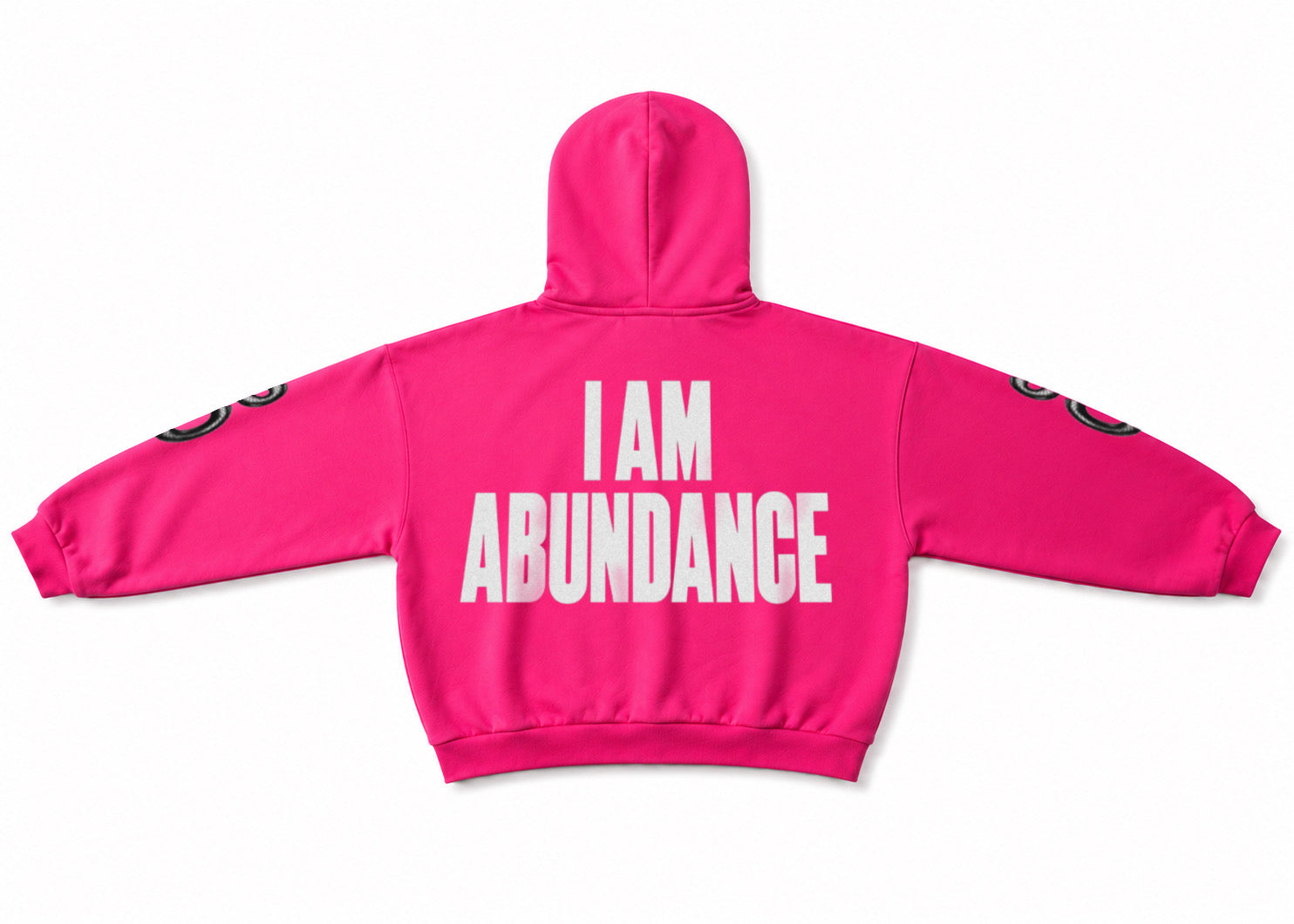 GALORE “𝙄 𝘼𝙈 𝘼𝘽𝙐𝙉𝘿𝘼𝙉𝘾𝙀” Pink Hoodie