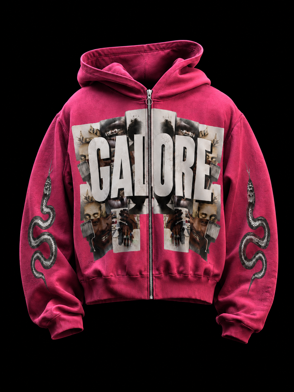GALORE “𝙄 𝘼𝙈 𝘼𝘽𝙐𝙉𝘿𝘼𝙉𝘾𝙀” Pink Hoodie