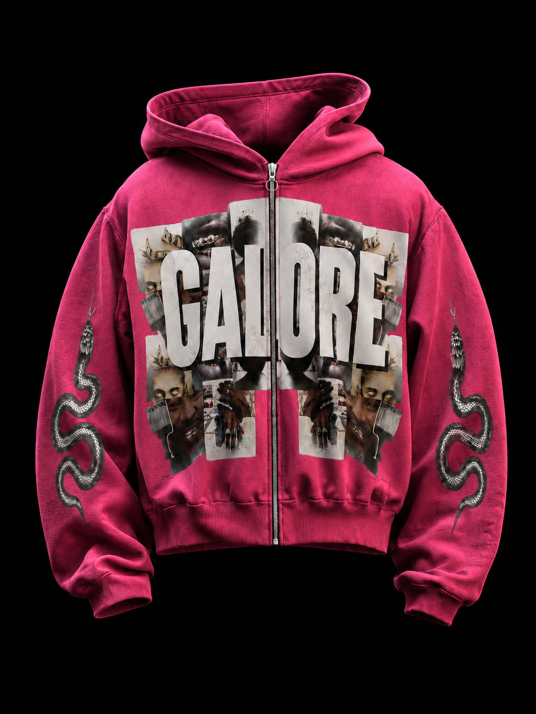 GALORE “𝙄 𝘼𝙈 𝘼𝘽𝙐𝙉𝘿𝘼𝙉𝘾𝙀” Pink Hoodie