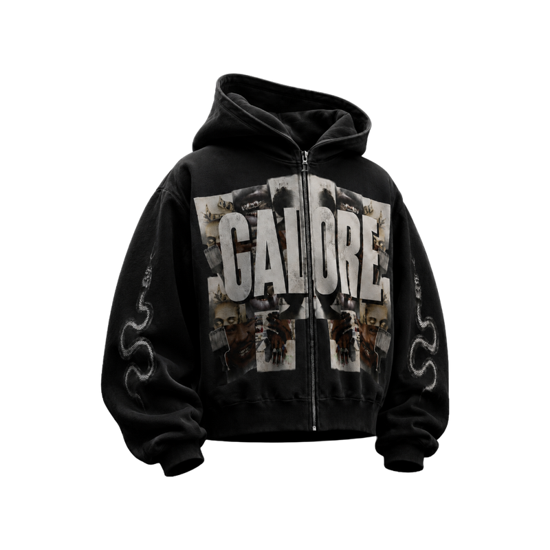 GALORE “𝙄 𝘼𝙈 𝘼𝘽𝙐𝙉𝘿𝘼𝙉𝘾𝙀” Black Hoodie